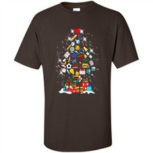 Load image into Gallery viewer, Greate Science Teacher Shirt Merry Christmas Tree Science Tools Funny Gift Book Lovers (1)