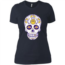Load image into Gallery viewer, Los Angeles Lakers Basketball Sugar Skull Day of the Dead