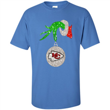 Load image into Gallery viewer, Kansas City Chiefs Glitter Grinch Monogram Ornament Christmas Gift