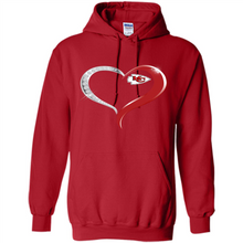 Load image into Gallery viewer, Kansas City Chiefs in Diamond Heart