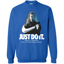 Load image into Gallery viewer, Michael Myers Nike Just Do It
