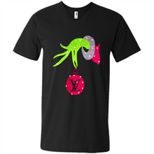 Load image into Gallery viewer, Grinch hand holding logo Louisvuitton