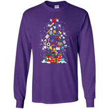 Load image into Gallery viewer, Greate Science Teacher Shirt Merry Christmas Tree Science Tools Funny Gift Book Lovers (1)