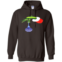 Load image into Gallery viewer, Grinch Holding American Flag ornament Christmas
