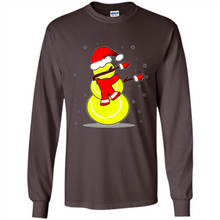Load image into Gallery viewer, Tennis Dabbing Snowman Christmas Funny