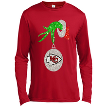 Load image into Gallery viewer, Kansas City Chiefs Glitter Grinch Monogram Ornament Christmas Gift