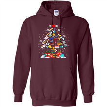 Load image into Gallery viewer, Greate Science Teacher Shirt Merry Christmas Tree Science Tools Funny Gift Book Lovers (1)