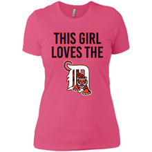 Load image into Gallery viewer, This girl loves the Detroit Tigers team shirt Sweatshirt DORABLE SHIRT