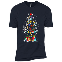 Load image into Gallery viewer, Greate Science Teacher Shirt Merry Christmas Tree Science Tools Funny Gift Book Lovers (1)