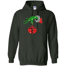 Load image into Gallery viewer, Grinch Hand holding Nurse ornament Christmas