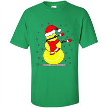 Load image into Gallery viewer, Tennis Dabbing Snowman Christmas Funny