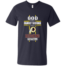 Load image into Gallery viewer, God First Family Second Then Washington Redskins Football
