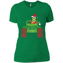 Load image into Gallery viewer, Grinch Driving Jeep Christmas