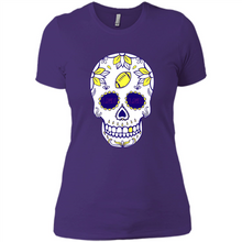 Load image into Gallery viewer, LSU Tigers Football Sugar Skull Day of the Dead