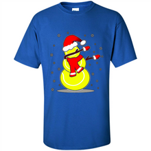 Load image into Gallery viewer, Tennis Dabbing Snowman Christmas Funny