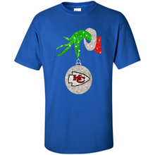 Load image into Gallery viewer, Kansas City Chiefs Glitter Grinch Monogram Ornament Christmas Gift
