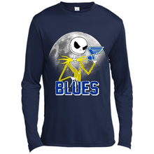 Load image into Gallery viewer, Jack Skellington Halloween Shirt For St.-louis-blues Fans