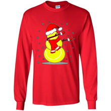 Load image into Gallery viewer, Tennis Dabbing Snowman Christmas Funny