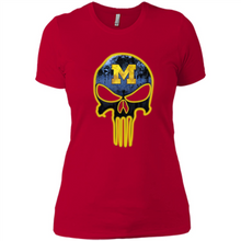 Load image into Gallery viewer, Michigan Wolverines Football The Punisher Skull