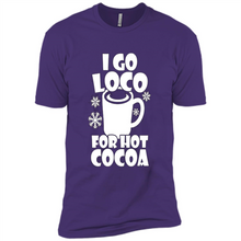 Load image into Gallery viewer, I Go Loco Hot for Hot Cocoa T-shirts, Funny Cocoa Christmas