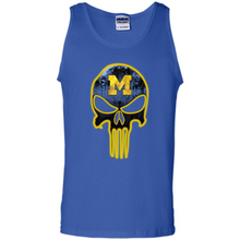 Load image into Gallery viewer, Michigan Wolverines Football The Punisher Skull