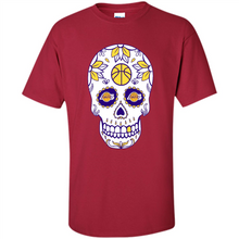 Load image into Gallery viewer, Los Angeles Lakers Basketball Sugar Skull Day of the Dead