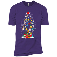 Load image into Gallery viewer, Greate Science Teacher Shirt Merry Christmas Tree Science Tools Funny Gift Book Lovers (1)