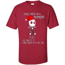 Load image into Gallery viewer, I Asked Santa For A Boyfriend Jack Skellington Christmas sweater