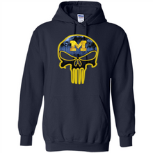 Load image into Gallery viewer, Michigan Wolverines Football The Punisher Skull