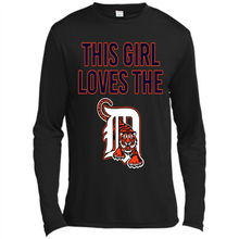 Load image into Gallery viewer, This girl loves the Detroit Tigers team shirt Sweatshirt DORABLE SHIRT