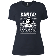 Load image into Gallery viewer, ELF santa I know him Christmas