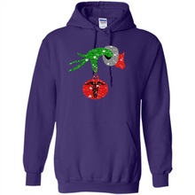 Load image into Gallery viewer, Grinch Hand holding Nurse ornament Christmas