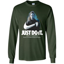 Load image into Gallery viewer, Michael Myers Nike Just Do It