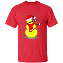 Load image into Gallery viewer, Tennis Dabbing Snowman Christmas Funny