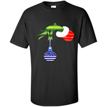 Load image into Gallery viewer, Grinch Holding American Flag ornament Christmas