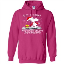 Load image into Gallery viewer, Just a Woman who loves Snoopy and Christmas