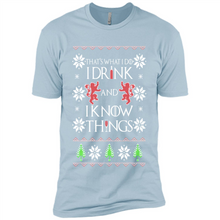 Load image into Gallery viewer, That’s What I Do I Drink And I Know Things Christmas sweater