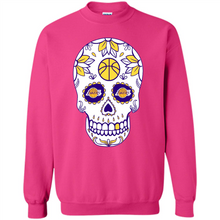 Load image into Gallery viewer, Los Angeles Lakers Basketball Sugar Skull Day of the Dead