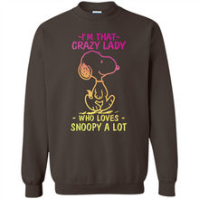 Load image into Gallery viewer, I'm That Crazy Lady Who Loves Snoopy A Lot