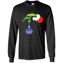 Load image into Gallery viewer, Grinch Holding American Flag ornament Christmas