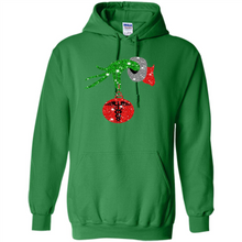 Load image into Gallery viewer, Grinch Hand holding Nurse ornament Christmas
