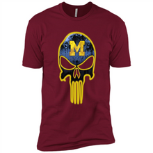Load image into Gallery viewer, Michigan Wolverines Football The Punisher Skull
