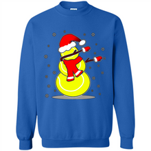 Load image into Gallery viewer, Tennis Dabbing Snowman Christmas Funny