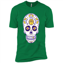 Load image into Gallery viewer, Los Angeles Lakers Basketball Sugar Skull Day of the Dead