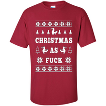 Load image into Gallery viewer, Humping deer Christmas as fuck sweater