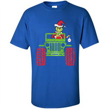 Load image into Gallery viewer, Grinch Driving Jeep Christmas