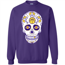 Load image into Gallery viewer, Los Angeles Lakers Basketball Sugar Skull Day of the Dead