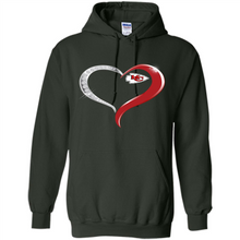 Load image into Gallery viewer, Kansas City Chiefs in Diamond Heart