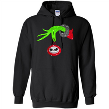 Load image into Gallery viewer, Grinch hand holding Jack Skellington