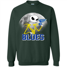 Load image into Gallery viewer, Jack Skellington Halloween Shirt For St.-louis-blues Fans